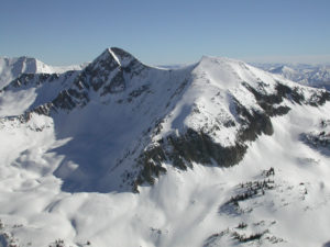 The Pfiefferhorn in Little Cottonwood Canyon.  This area is miles from the shooting zone, but is now closed.